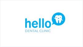 Hello Dental Clinic Logo