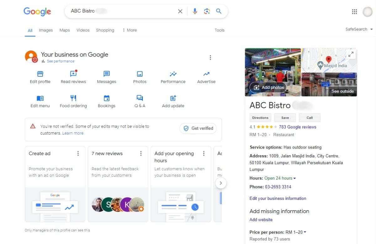 Manage Your Google Business Profile