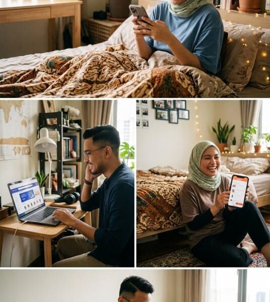 a guy and a woman happy shopping online