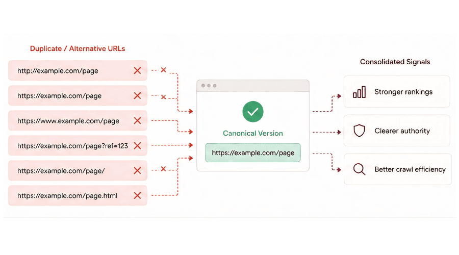 Canonical, Duplicate URL and Redirect Issues
