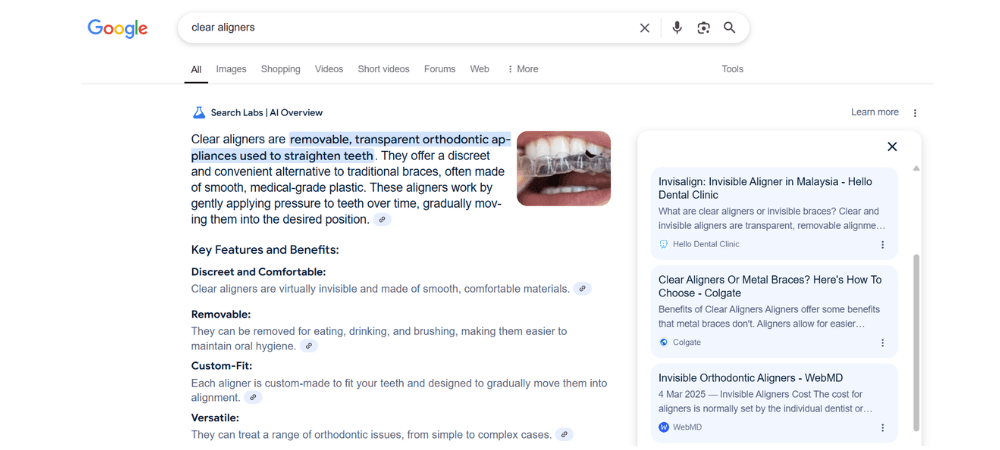 clear aligners ai overview