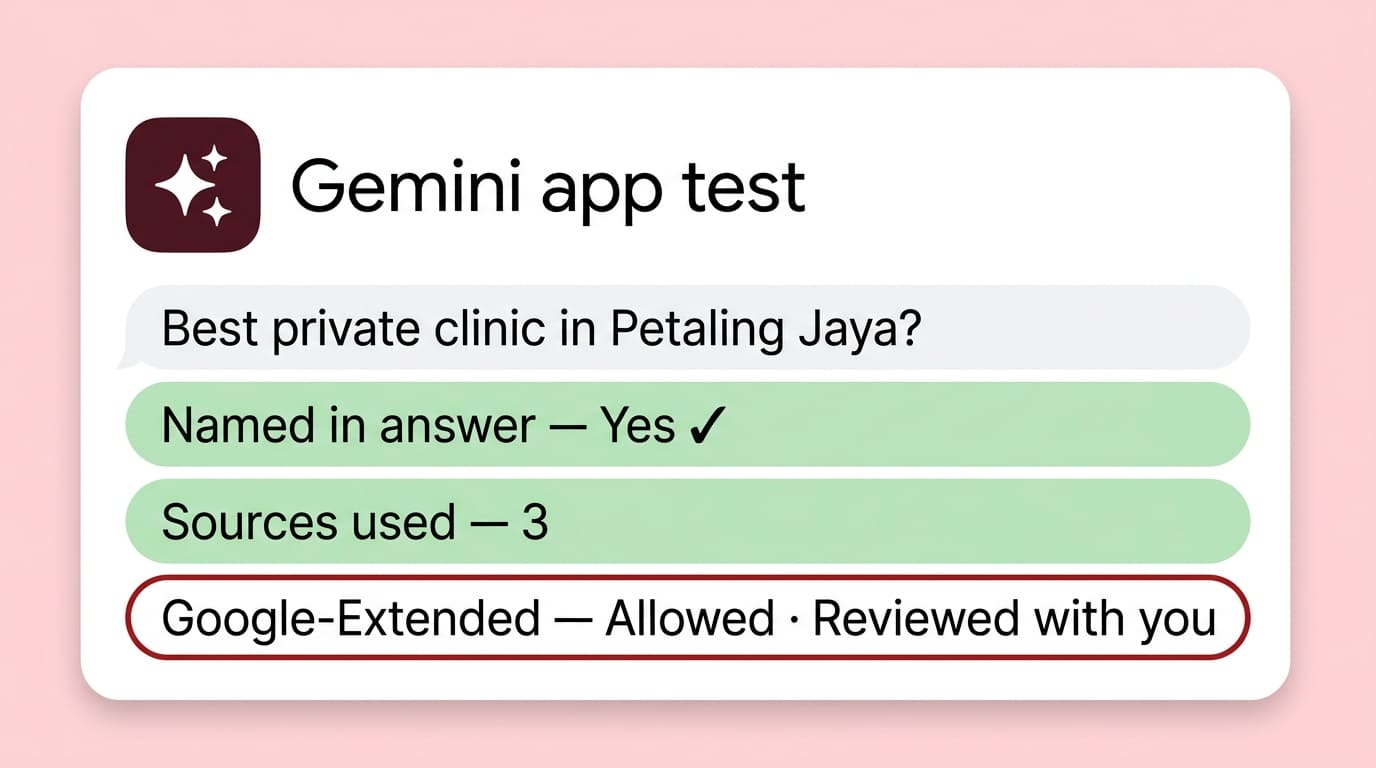 Gemini App Visibility illustration